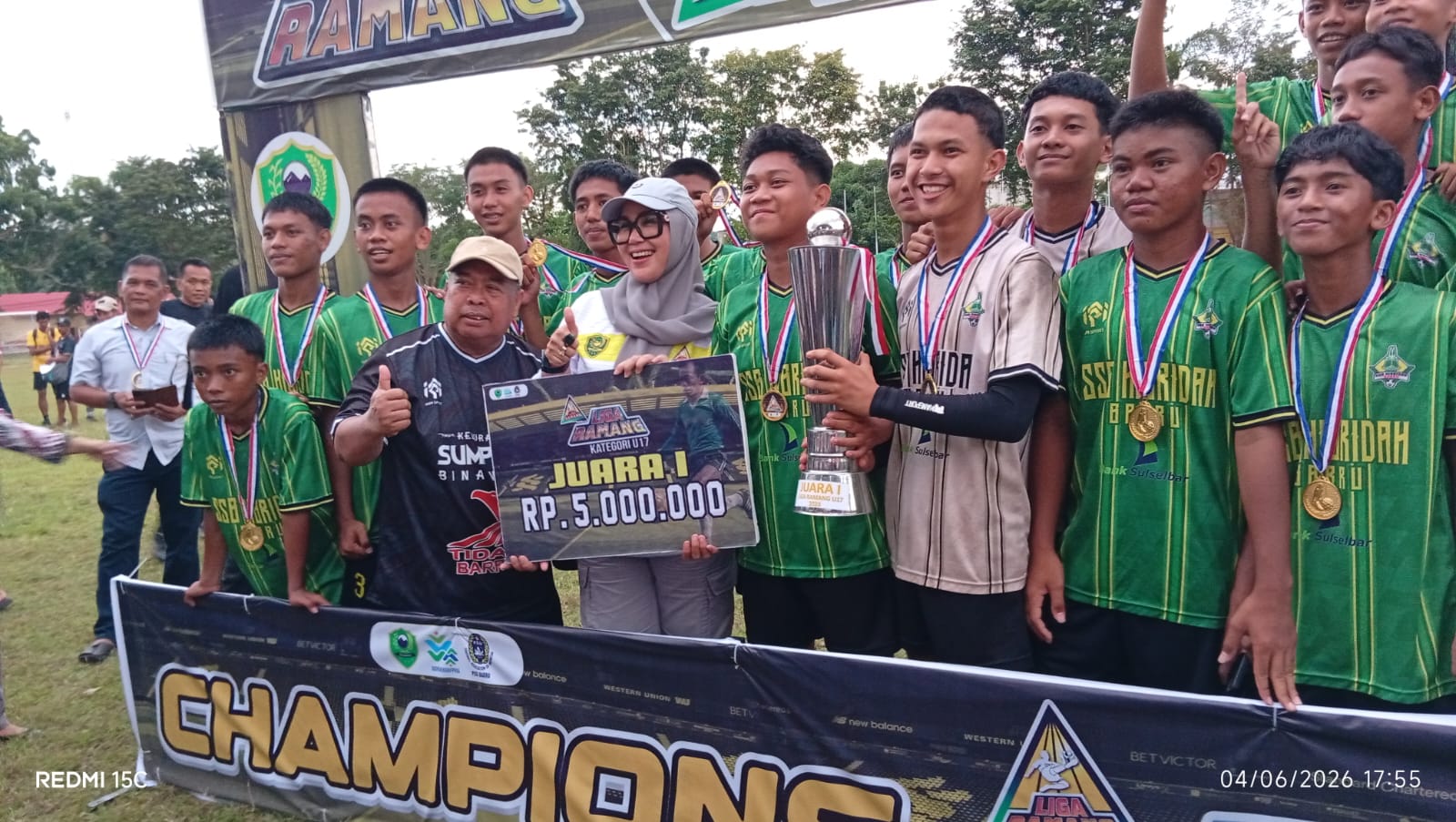 Liga Ramang Berakhir, Andi Ina Bangga dengan Talenta Muda Barru