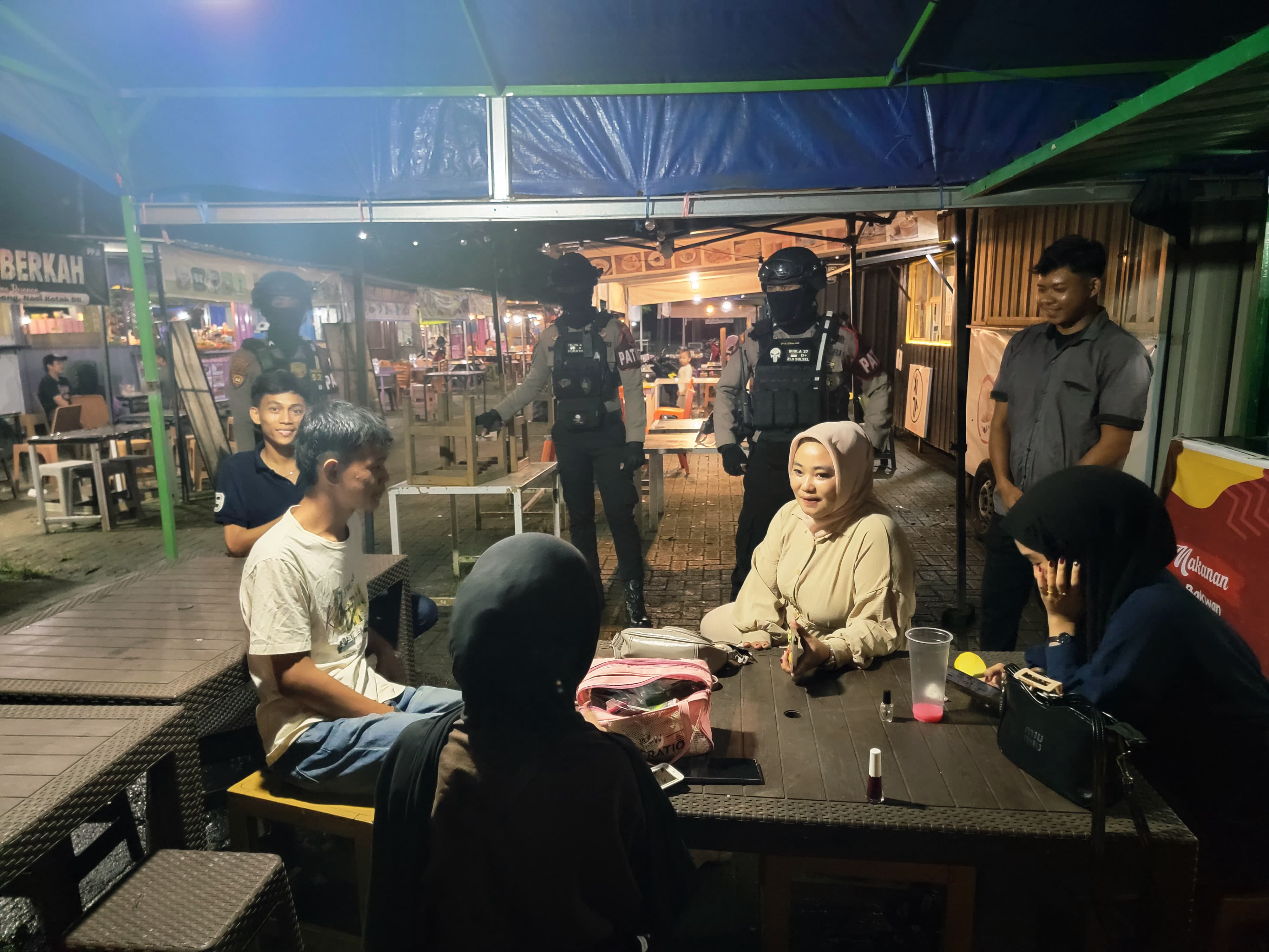 Saat Kota Terlelap, Polisi Barru Pastikan Wilayah Tetap Aman