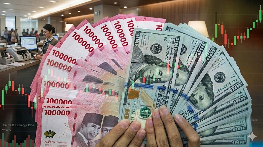 Rupiah Makin Tersungkur ke Level Rp17.725 per Dolar AS Hari Ini, Selasa 19 Mei 2026