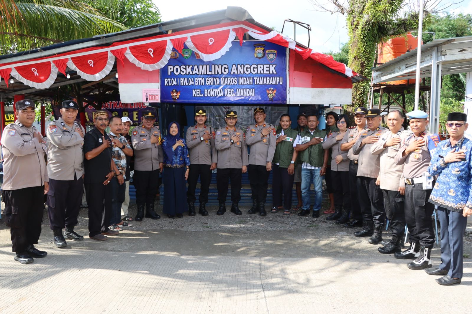 Wakili Maros di Polda, Poskamling Anggrek Mandai Jalani Penilaian Ketat