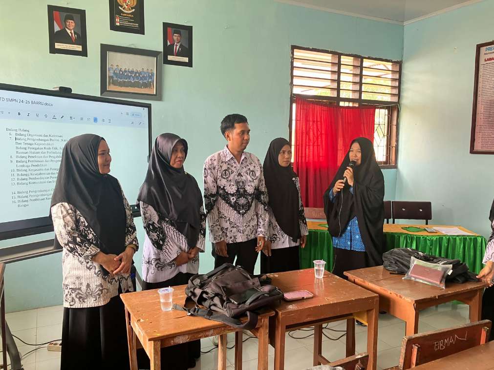 PGRI Ranting VII Barru Masuki Babak Kepemimpinan Baru