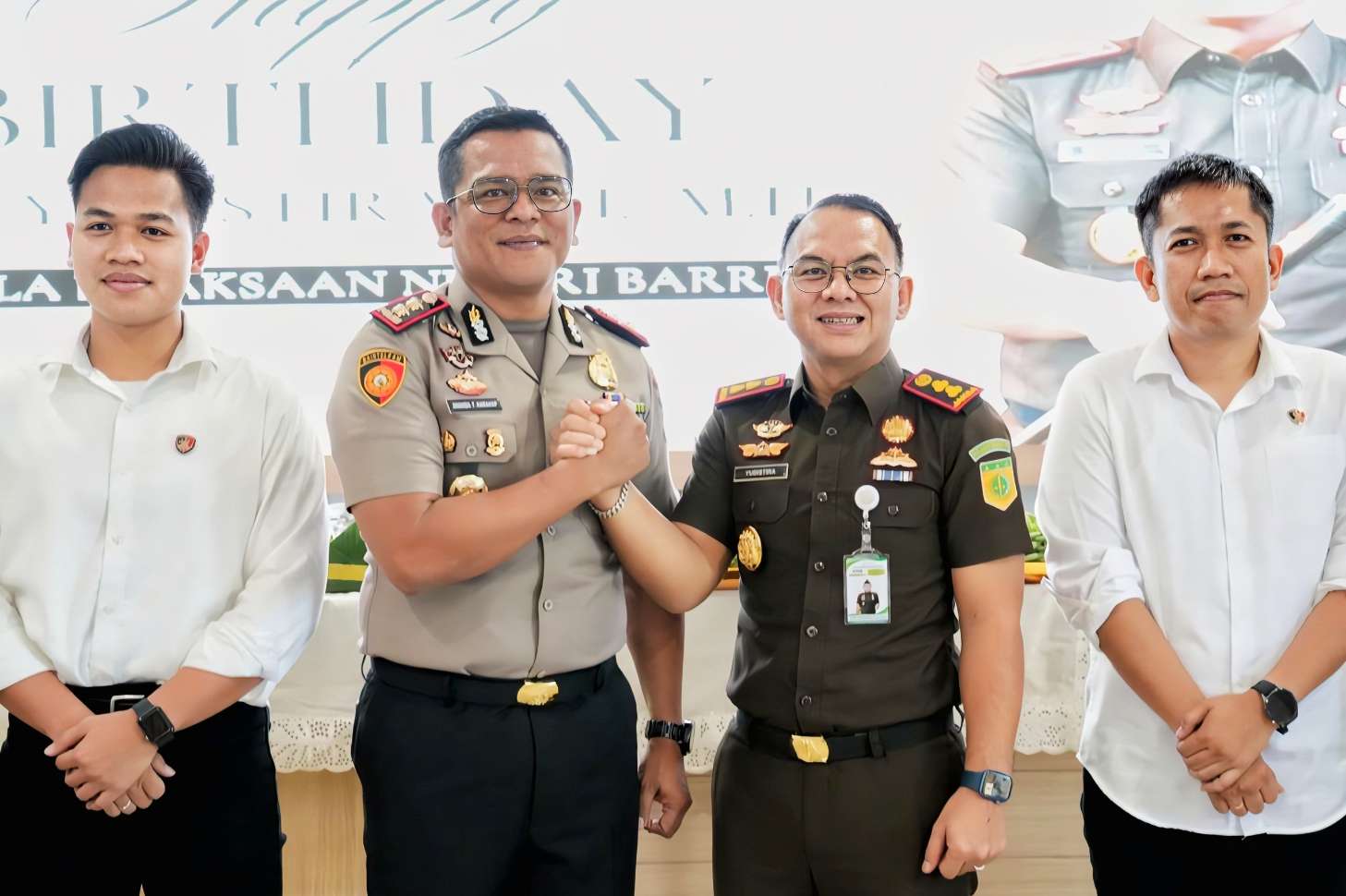 Penuh Kejutan! Kapolres Barru Buat Kajari Tersenyum di Hari Spesial
