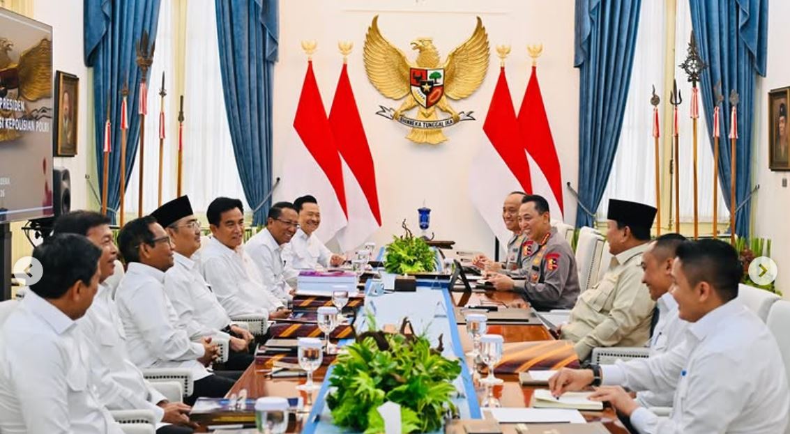 Tim Komisi Percepatan Reformasi Polri (KPRP) Menghadap Prabowo, Sepakat Coret Usulan Pembentukan Kementerian Keamanan!